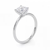 1.50Ct Princess Lab Grown IGI G/VS1 Diamond Ring in 10K White Gold