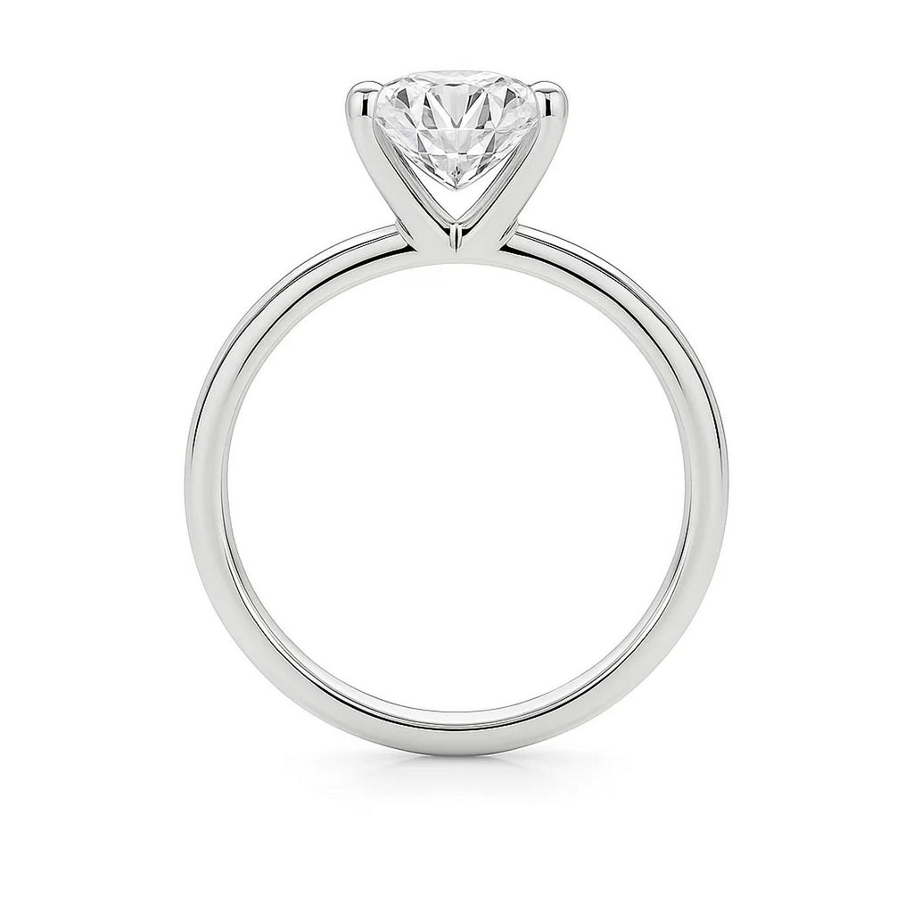 2 Carat Princess Lab Grown IGI G/VS1 Diamond Solitaire Ring in 10K White Gold