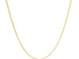 14k Yellow Gold Round Cable Link Chain (1.30 mm)